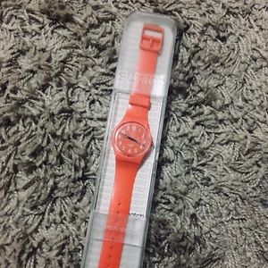 SWATCH Orange Jelly Watch
